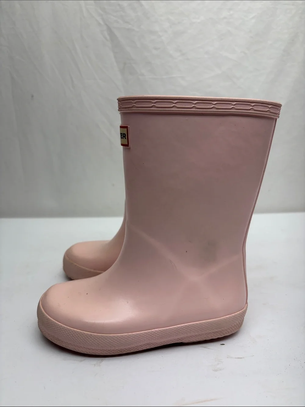 Hunter Kids Pink Rain Boots, SZ 9 toddler girl, 2(BA)
